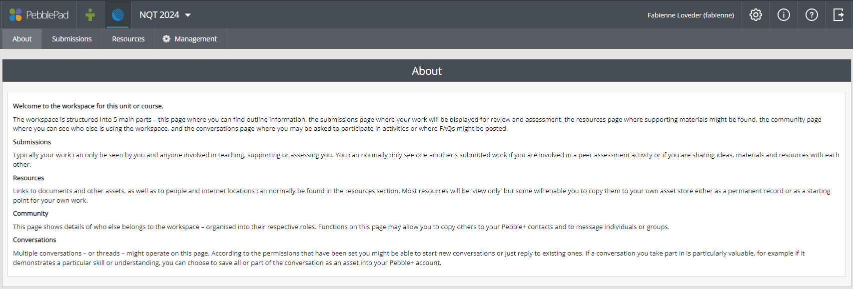 ATLAS Workspace About Page ATLAS Workspace About Page